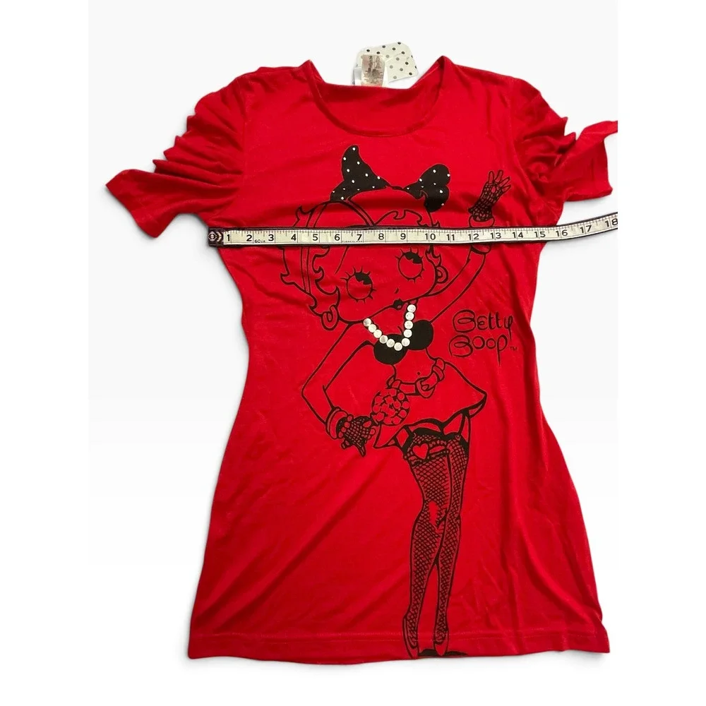 Betty Boop Graphic Tee Kids Size 11-12 Years Red